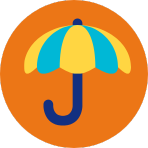 New umbrella icon for legal 